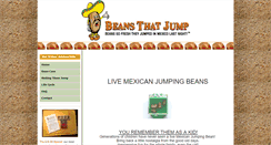 Desktop Screenshot of beansthatjump.com